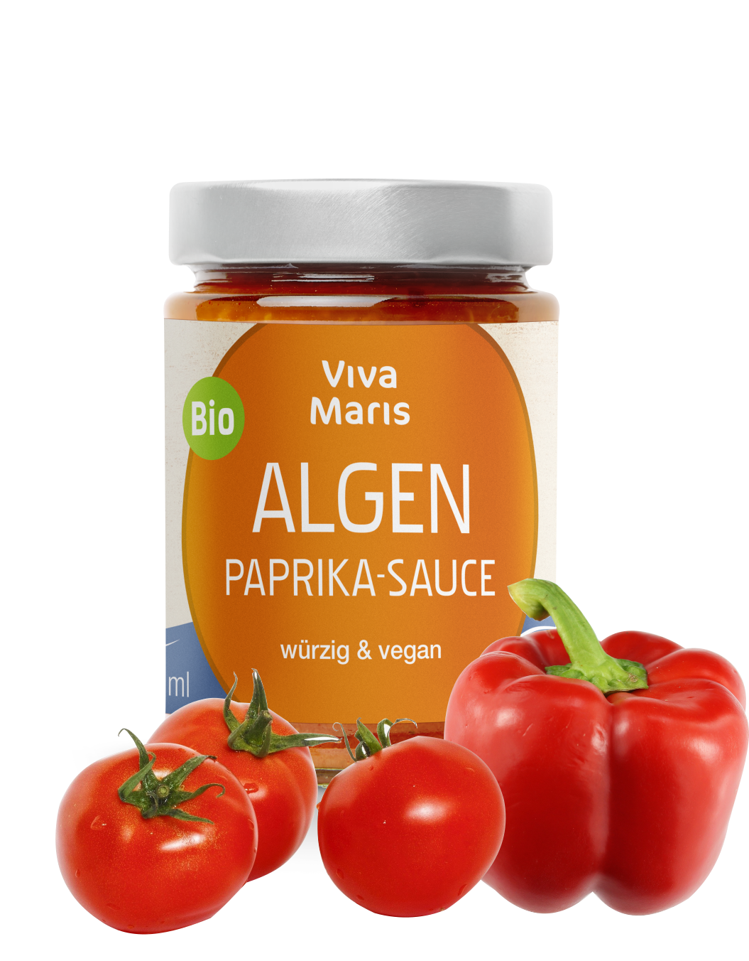Probier-Set Bio Algen Saucen 1x Paprika, 1x Tomate, 1x Rahm á 300ml - Spare 27%