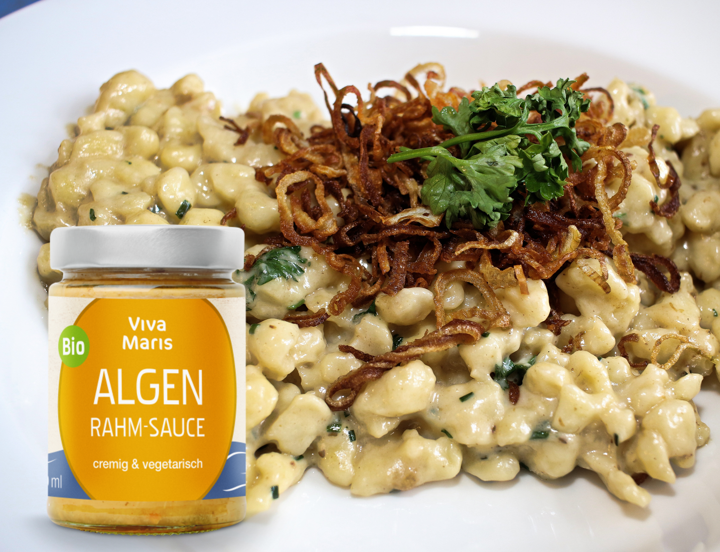 SUPER SET Bio Algen Saucen 2x Paprika, 2x Tomate, 2x Rahm á 300ml - Spare 27%