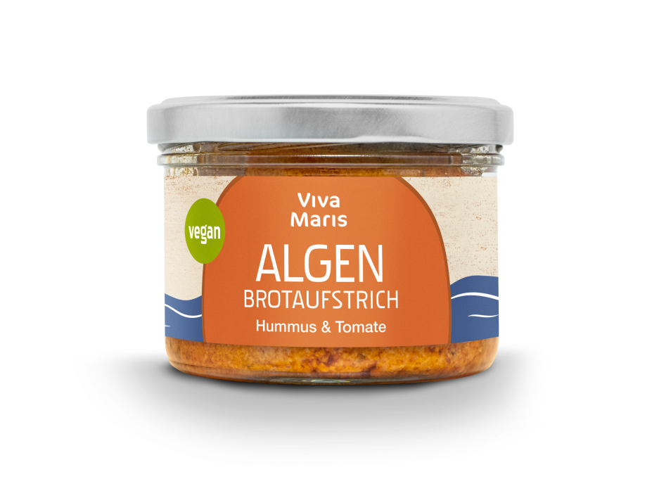 Viva Maris ALGEN Brotaufstrich Hummus & Tomate im Glas