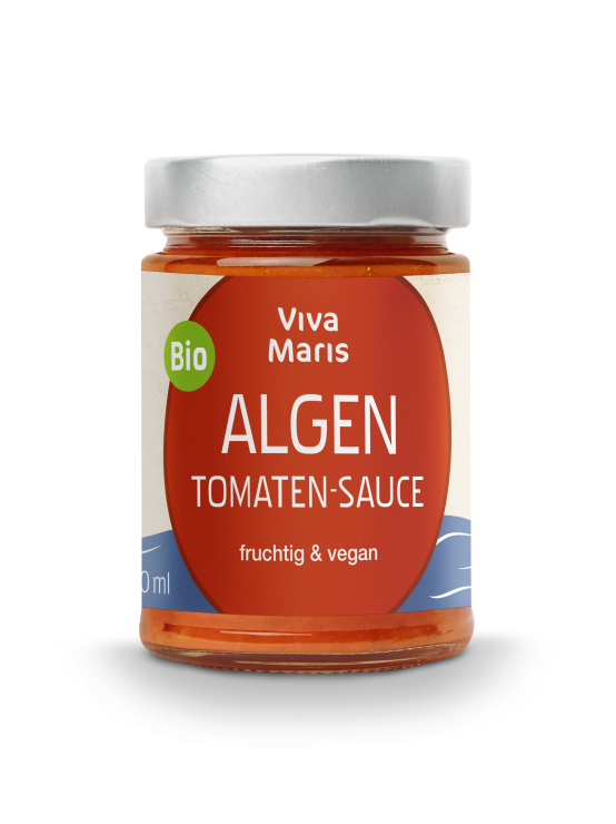 Viva Maris Bio ALGEN Tomaten-Sauce im Glas, Die Fruchtige, 300ml - Viva Maris Onlineshop