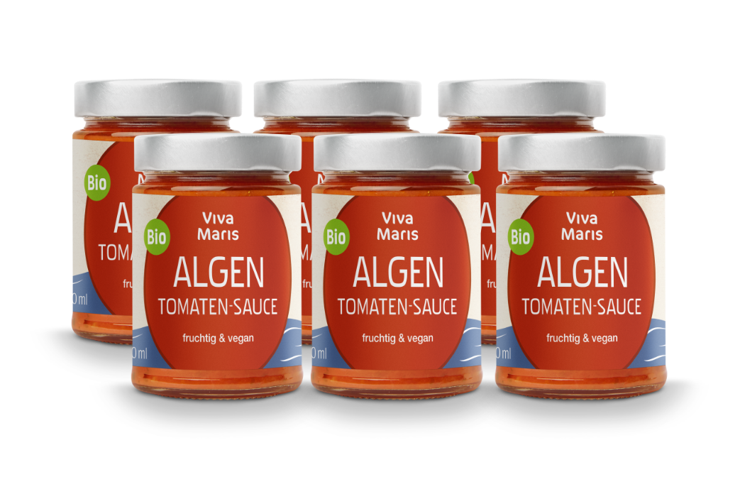 Viva Maris Bio ALGEN Tomaten-Sauce, Die Fruchtige, 6x300ml - Viva Maris Onlineshop