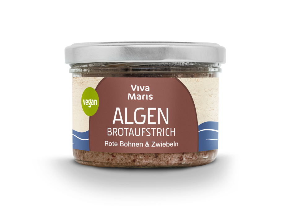 GENIESSER SET - Viva Maris ALGEN Brotaufstrich Hummus & Tomate 3x180g + Rote Bohne & Zwiebel 3x 180g - Spare 10%