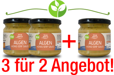 💚Winter-Angebot 💚- Bio Algen Honig Senf-Saucen 3 für 2 Set - 🌟Spare 40%🌟 - Viva Maris Onlineshop