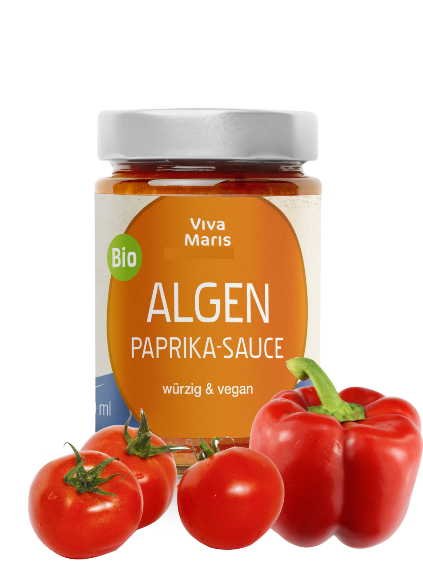 Vorteils-Set 2x die pikante Bio Algen Paprika Sauce á 300ml + 1x Bio Algen Pasta 500g