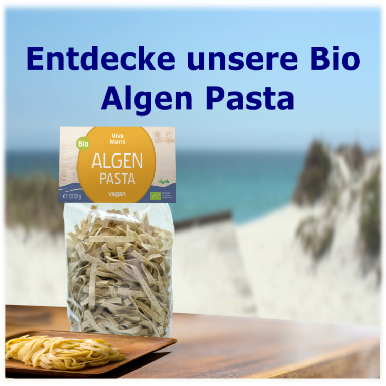 Vorteils-Set 2x die fruchtige Bio Algen Tomate Sauce á 300ml + 1x Bio Algen Pasta 500g