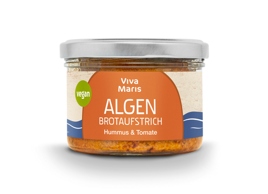 Viva Maris ALGEN Brotaufstrich Hummus & Tomate, 180g