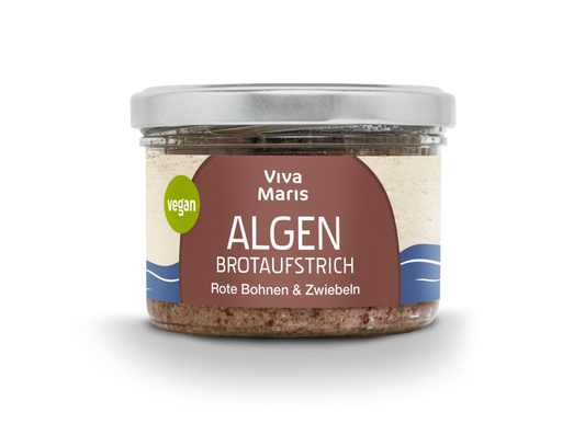 Viva Maris ALGEN Brotaufstrich - rote Bohnen & Zwiebeln, 180g