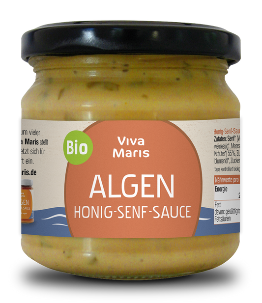 Viva Maris ALGEN Bio Honig-Senf Sauce, 180g