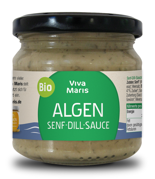 Viva Maris ALGEN Bio Senf-Dill Sauce, 180g